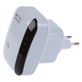 Range Router Wireless-N Wifi Repeater 802.11N 300Mbps network EU Expander Plug White